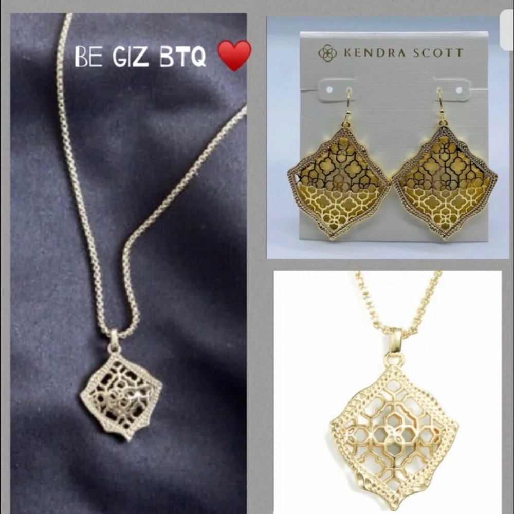 Authentic Kendra Scott Delicate Statement Necklac… - image 2